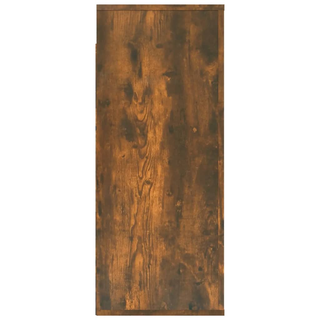 füstös tölgy színű szerelt fa fali szekrény 80x33x80 cm