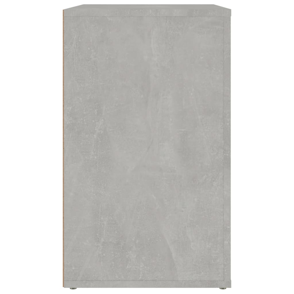 betonszürke szerelt fa éjjeliszekrény 50 x 36 x 60 cm