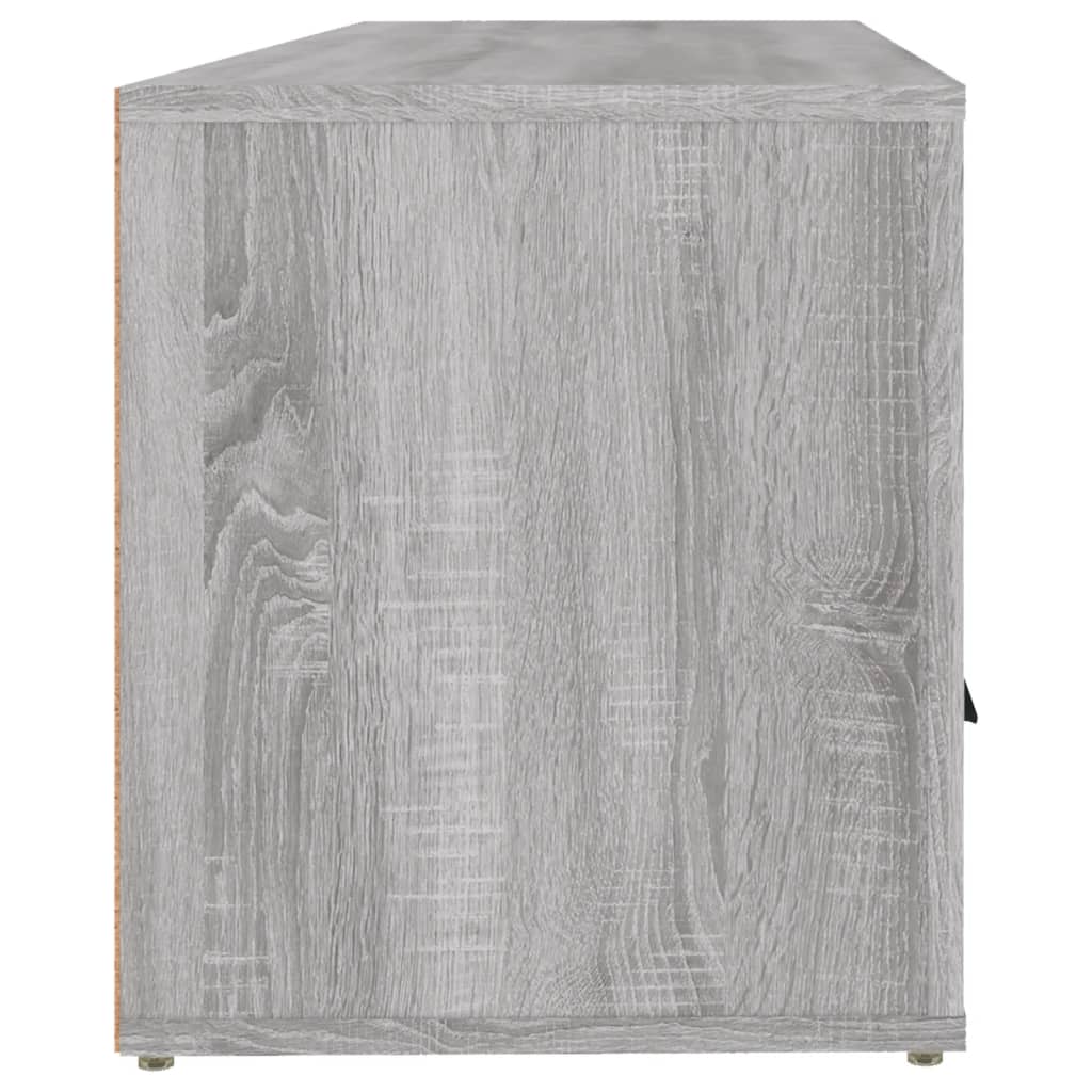 szürke sonoma színű szerelt fa TV-szekrény 100 x 35 x 40 cm