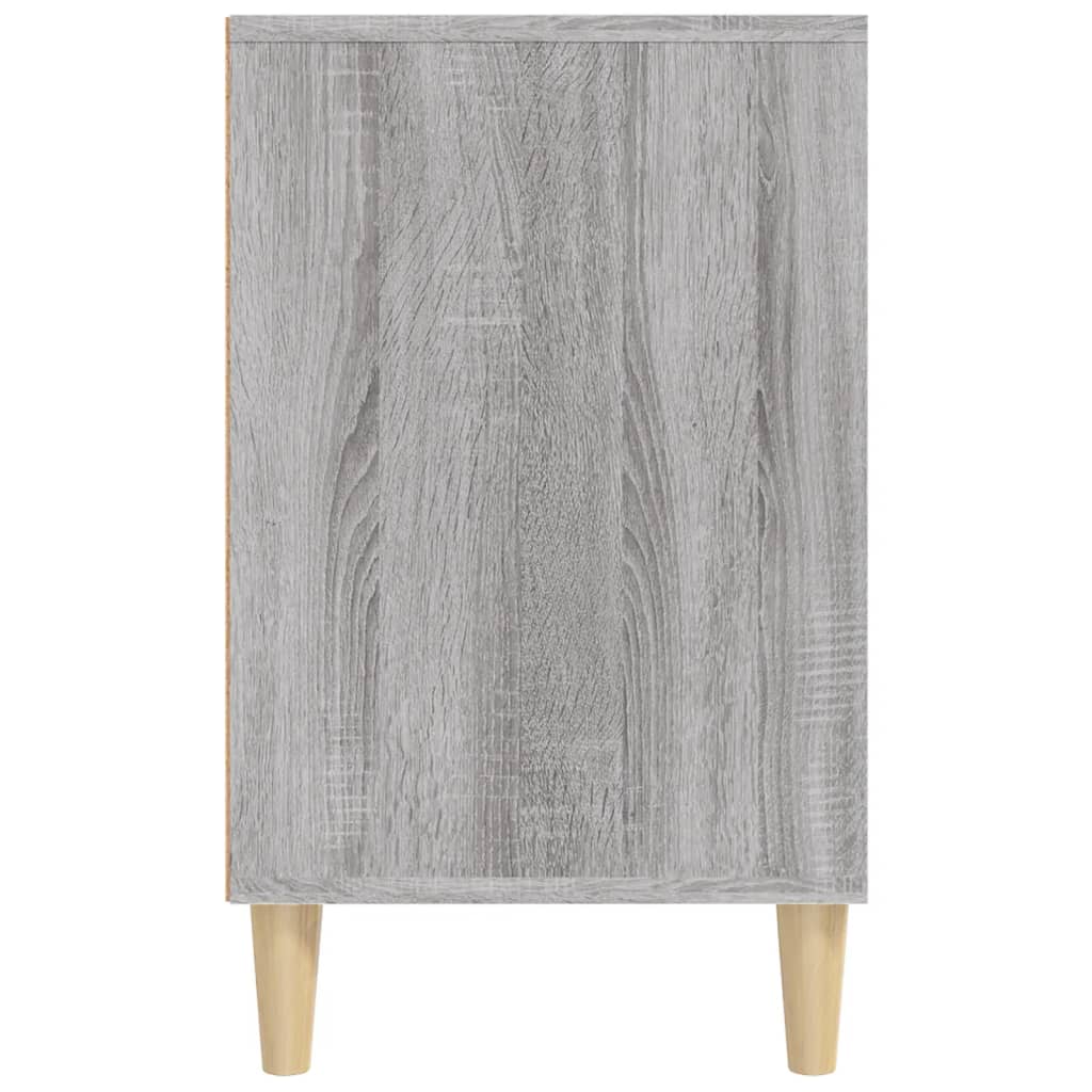 szürke sonoma színű szerelt fa cipősszekrény 102x36x60 cm