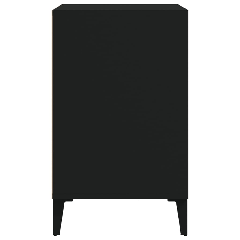 fekete szerelt fa cipősszekrény 102x36x60 cm