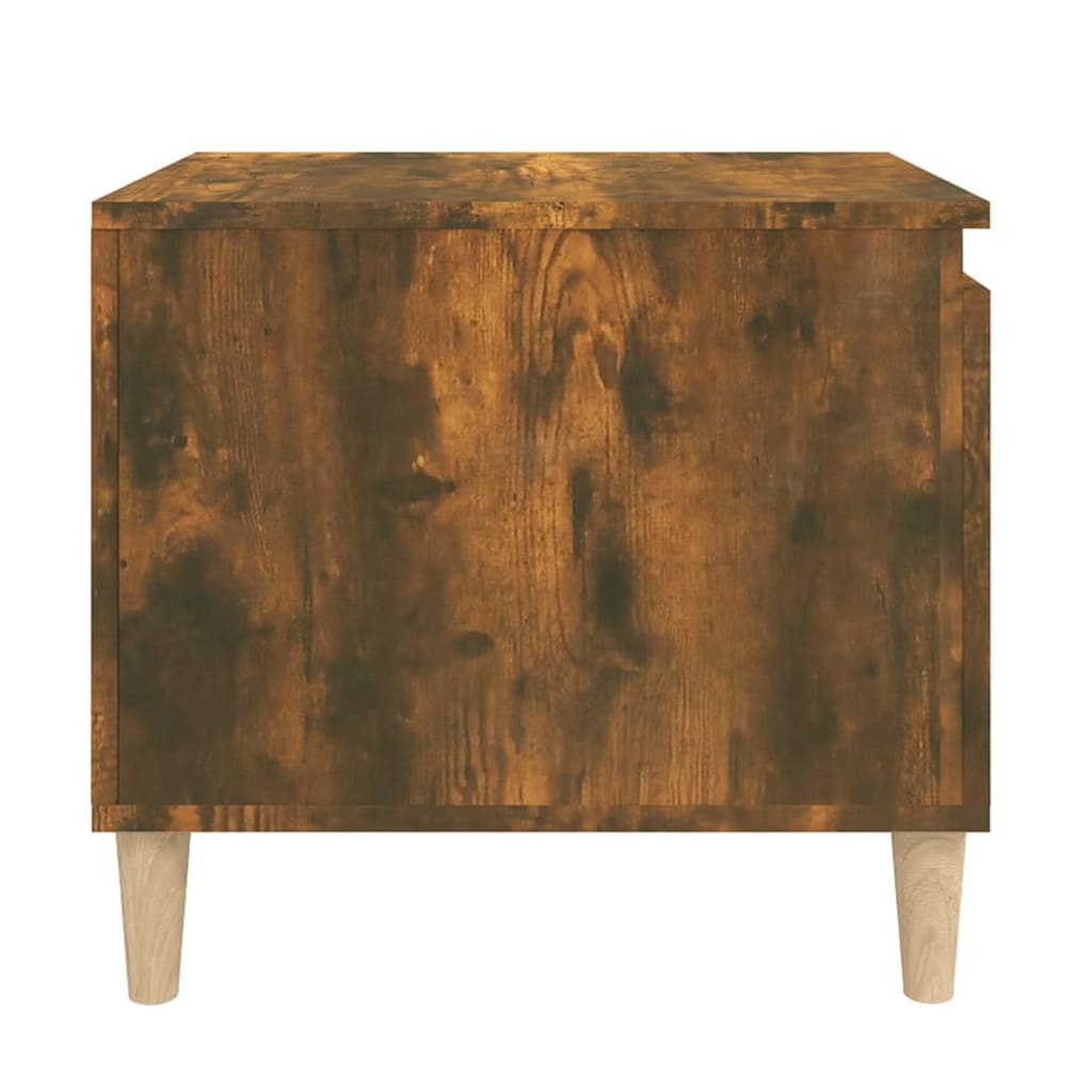 füstös tölgy színű fatermék dohányzóasztal 100 x 50 x 45 cm