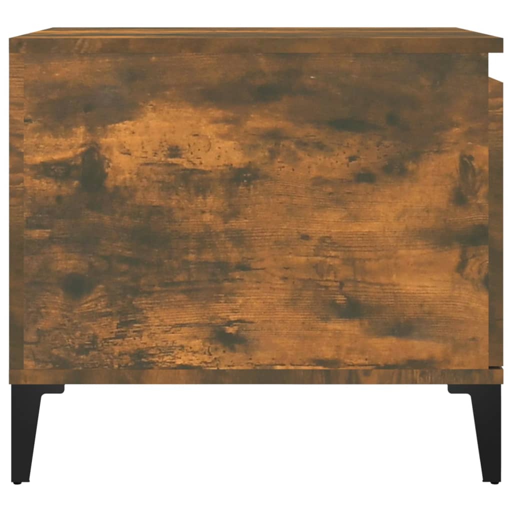 füstös tölgy színű fatermék dohányzóasztal 100 x 50 x 45 cm