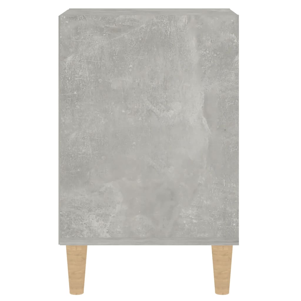 betonszürke szerelt fa TV-szekrény 100 x 35 x 55 cm