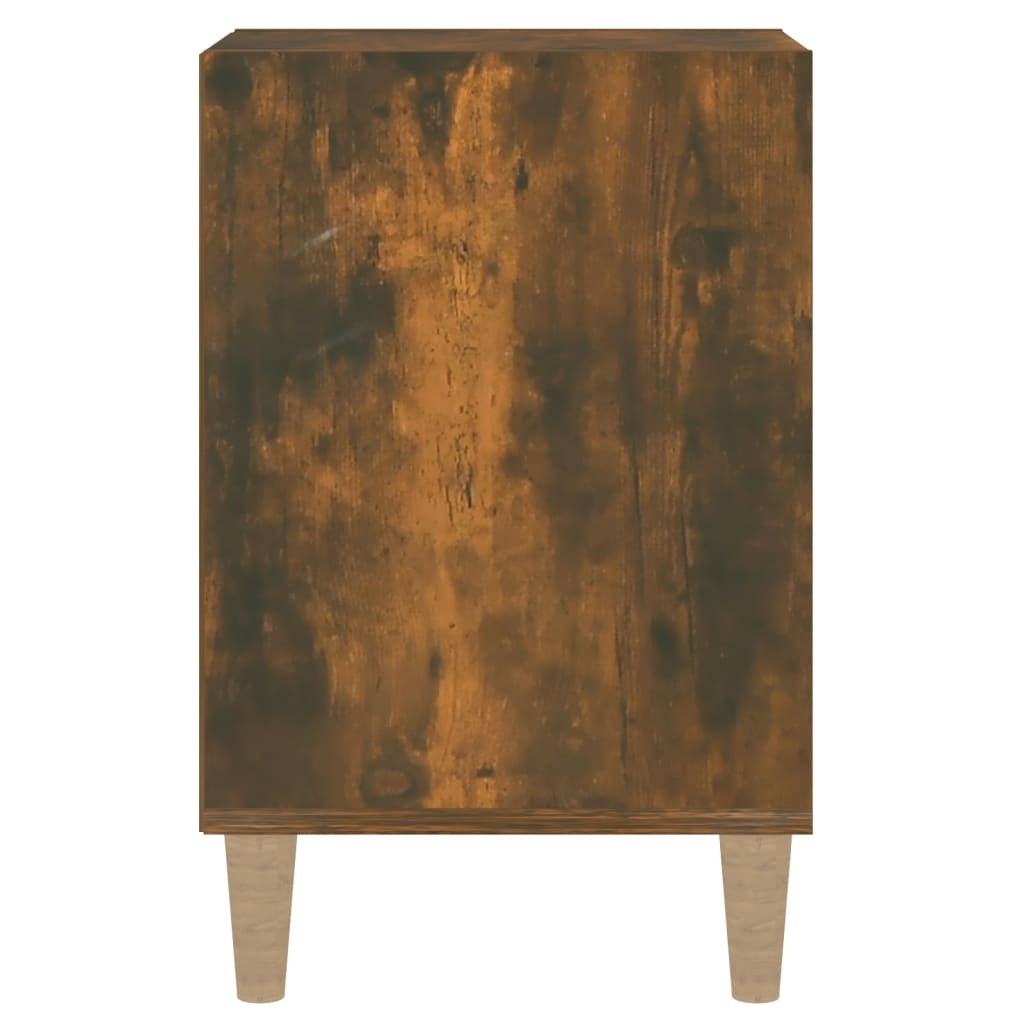 füstös tölgy színű szerelt fa TV-szekrény 100x35x55 cm