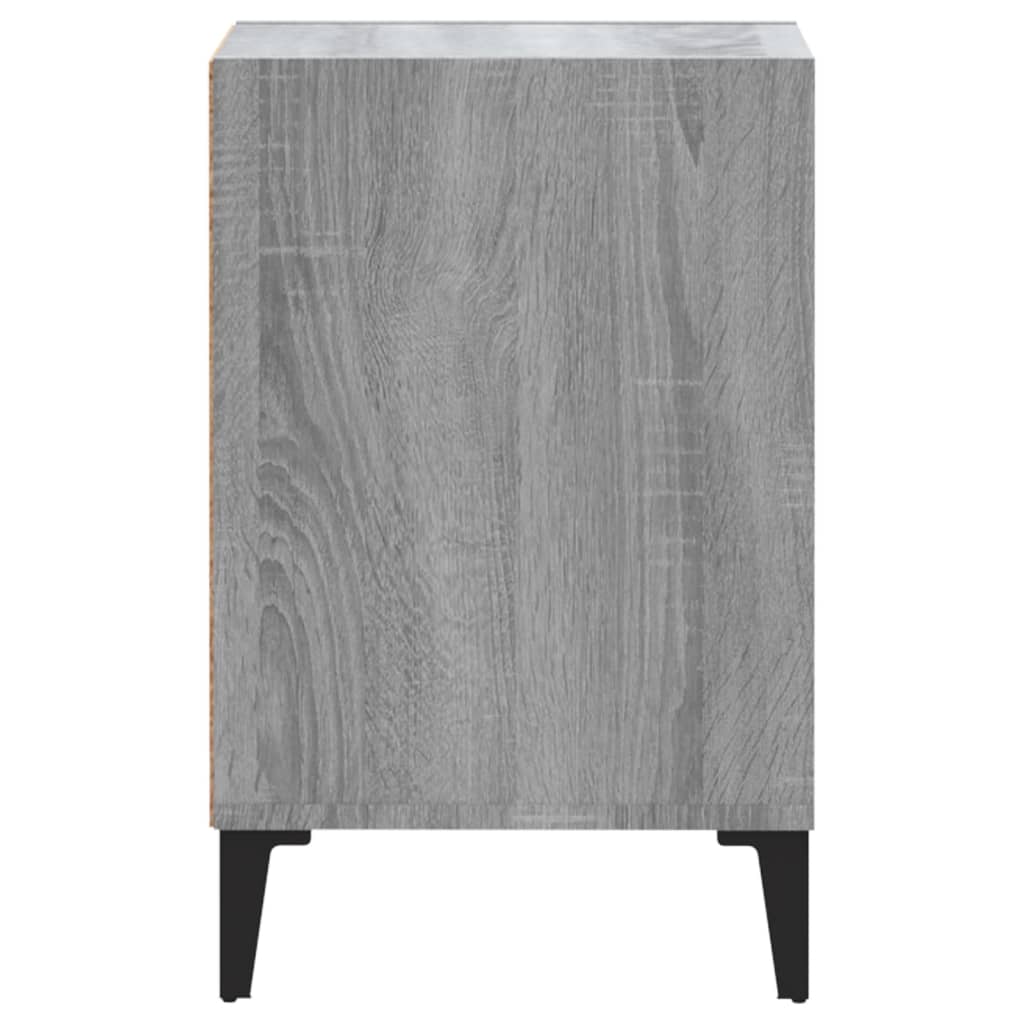 szürke sonoma színű szerelt fa TV-szekrény 100x35x55 cm