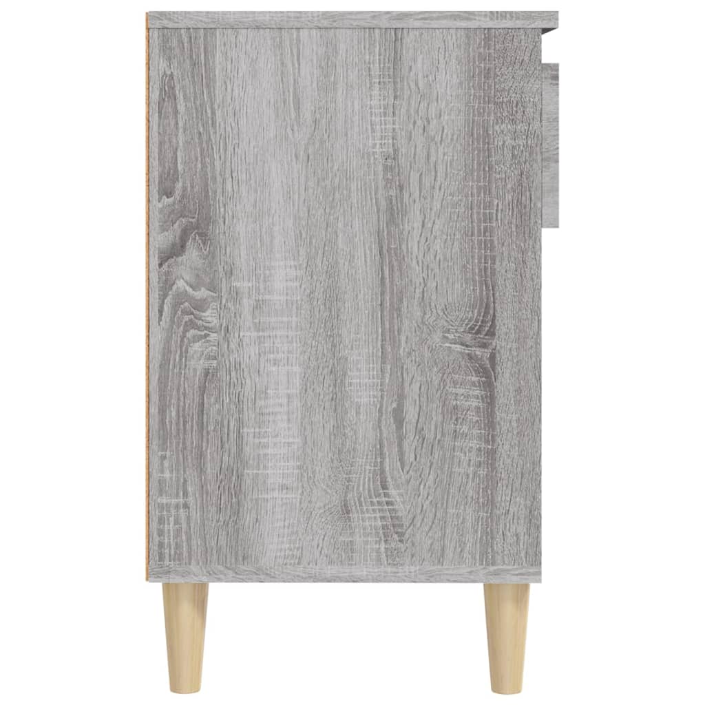 szürke sonoma színű szerelt fa cipősszekrény 102x36x60 cm