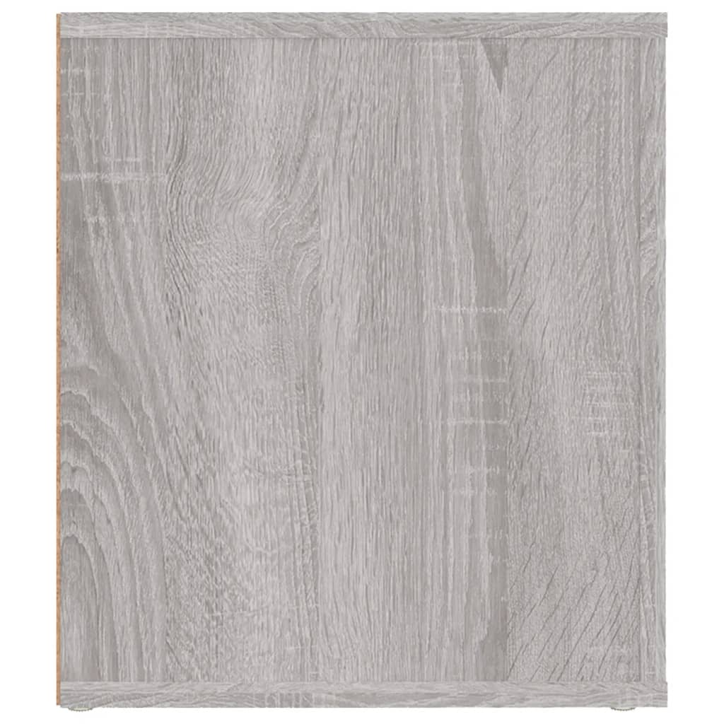 szürke sonoma színű szerelt fa TV-szekrény 100 x 35 x 40 cm
