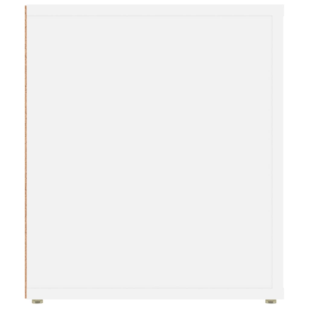 fehér szerelt fa TV-szekrény 100 x 35 x 40 cm