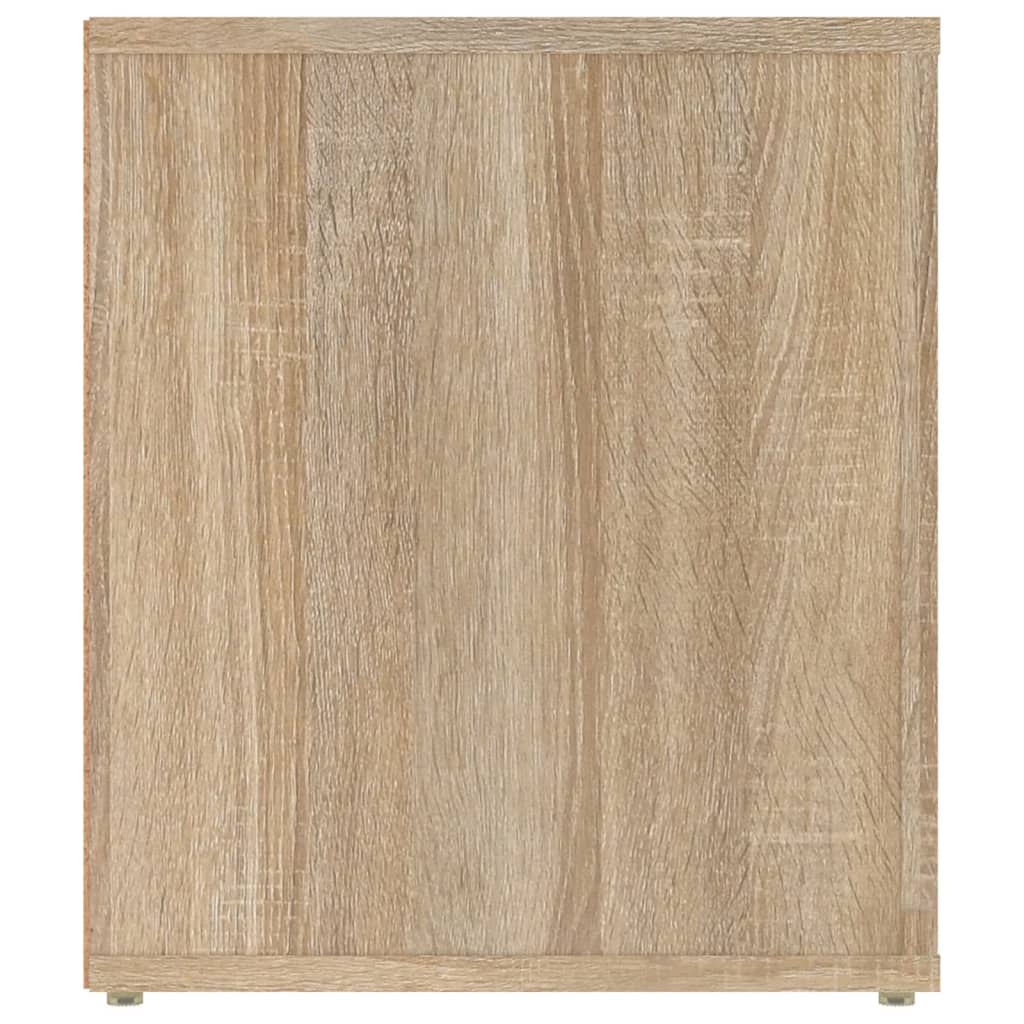 sonoma tölgyszínű szerelt fa TV-szekrény 100 x 35 x 40 cm