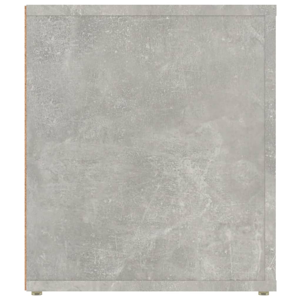 betonszürke szerelt fa TV-szekrény 100x35x40 cm