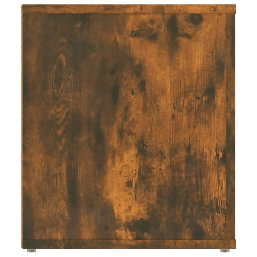 füstös tölgy színű szerelt fa TV-szekrény 100 x 35 x 40 cm