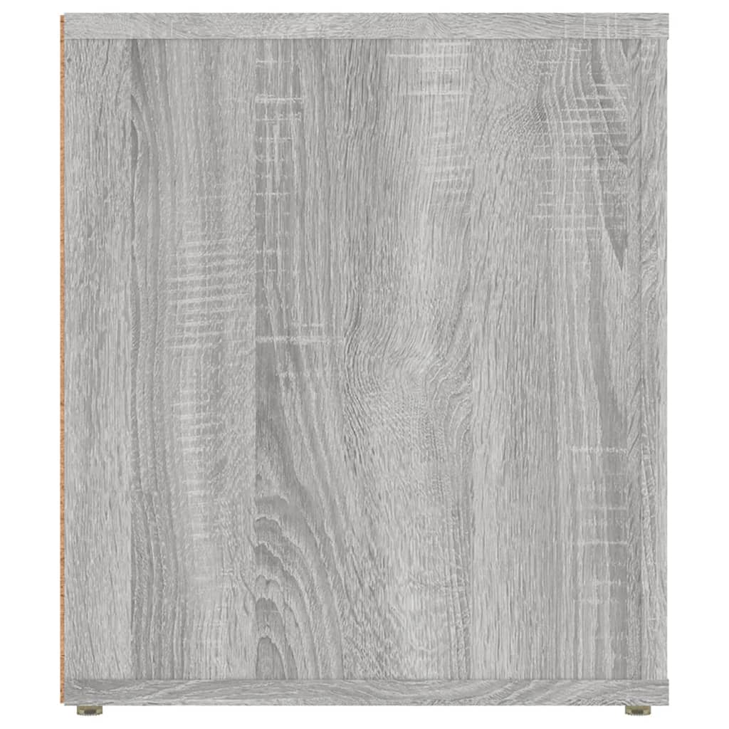 szürke sonoma színű szerelt fa TV-szekrény 100 x 35 x 40 cm