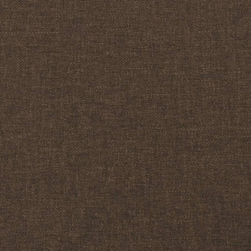 sötétbarna szövet rugós ágykeret 90x190 cm