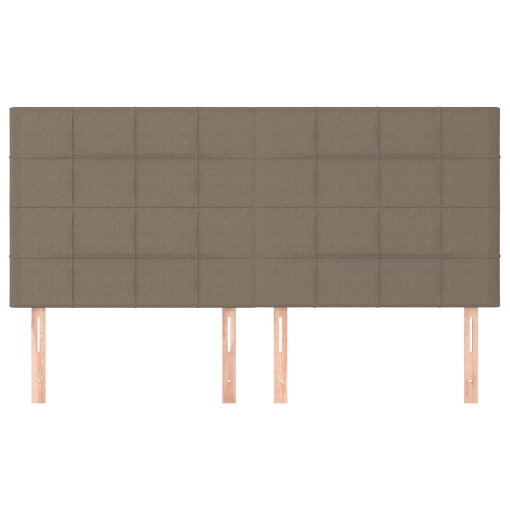 bézs színű szövet fejtámla 180 x 5 x 118/128 cm