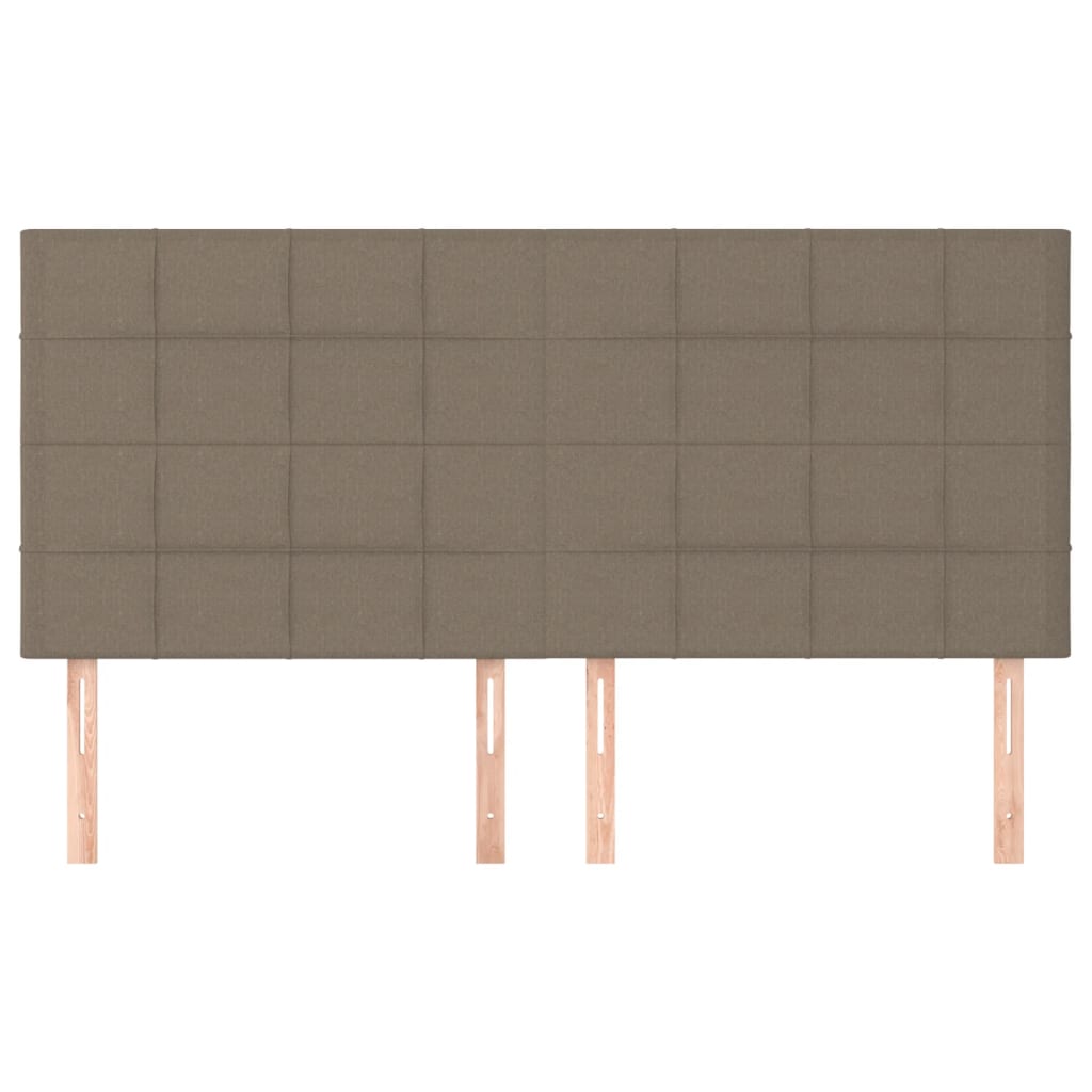 bézs színű szövet fejtámla 200 x 5 x 118/128 cm