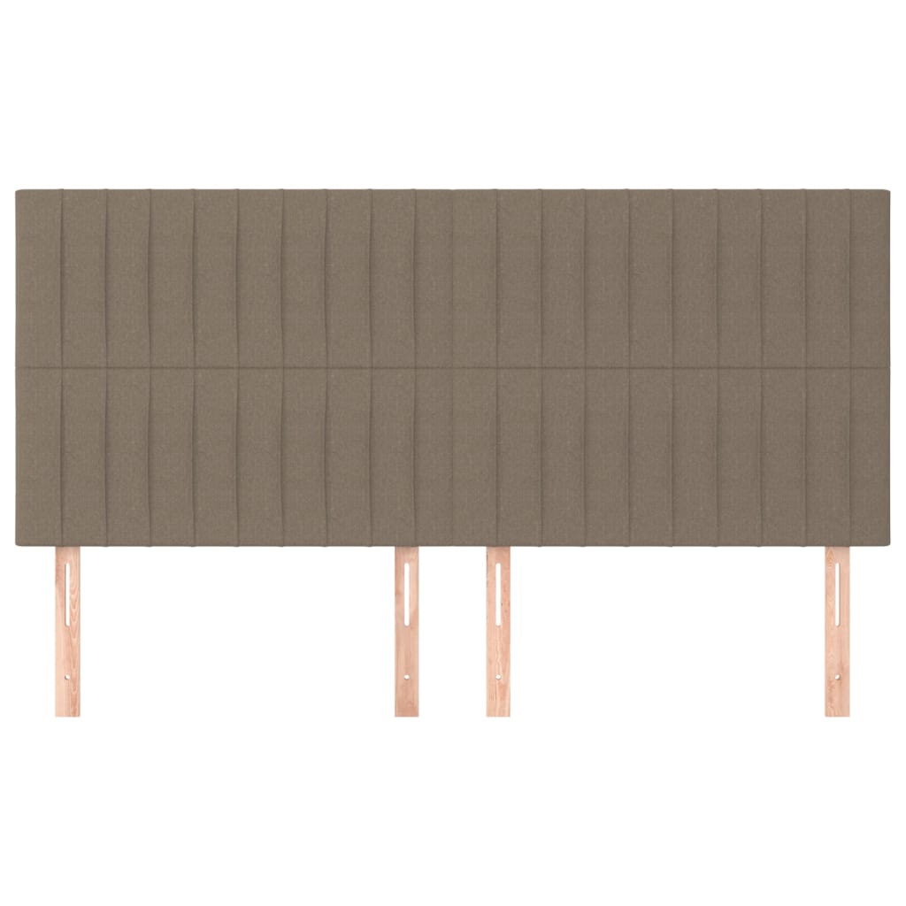bézs színű szövet fejtámla 160 x 5 x 118/128 cm