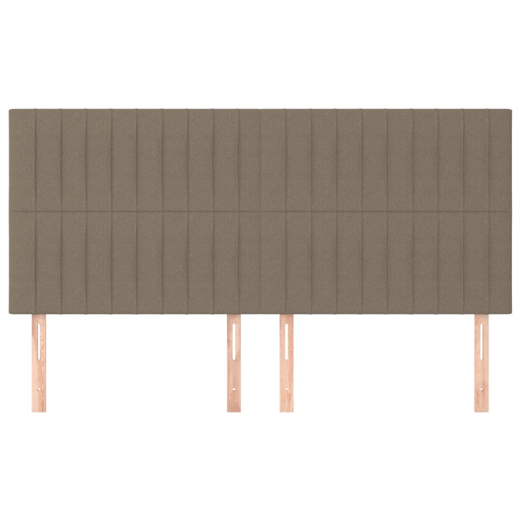 bézs színű szövet fejtámla 200 x 5 x 118/128 cm