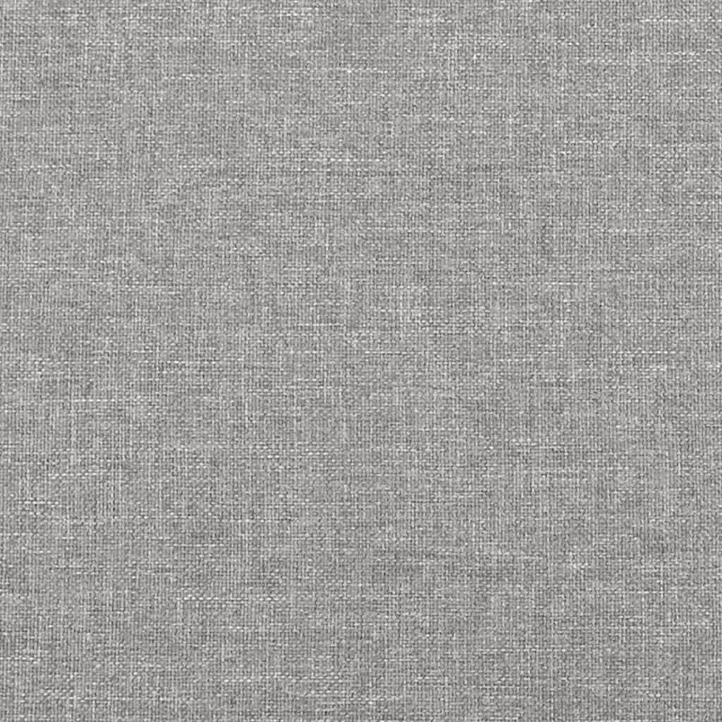 világosszürke szövet fejtámla 147x16x78/88 cm
