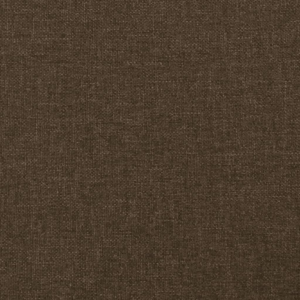 sötétbarna szövet fejtámla szárnyakkal 147x16x118/128 cm