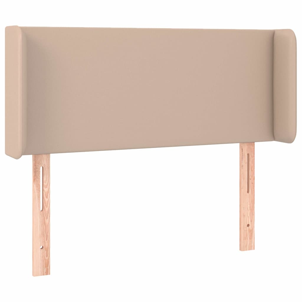 fekete műbőr LED-es fejtámla 93x16x78/88 cm