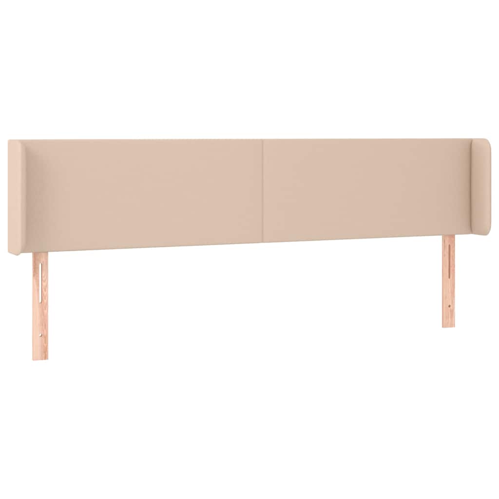 cappuccino színű műbőr LED-es fejtámla 163x16x78/88 cm