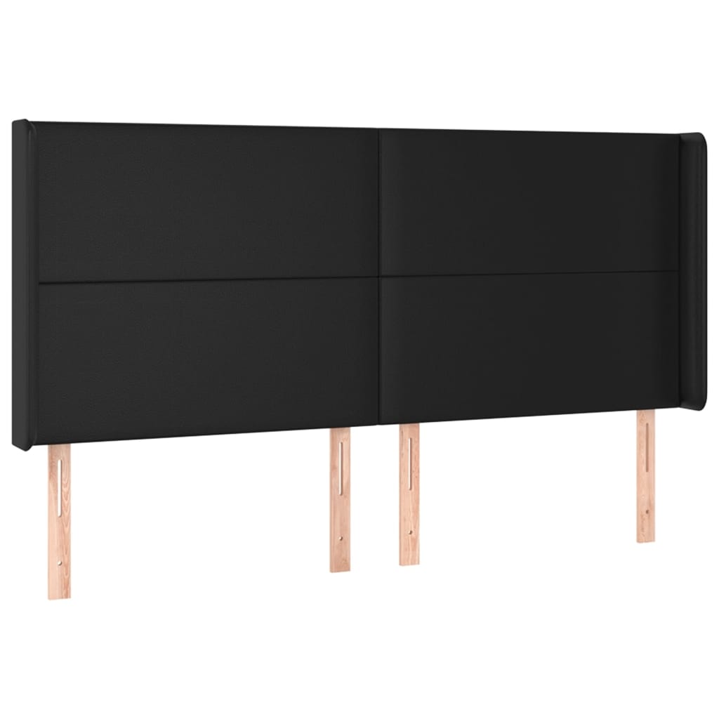 fehér műbőr rugós ágy matraccal és LED-del 180x200 cm