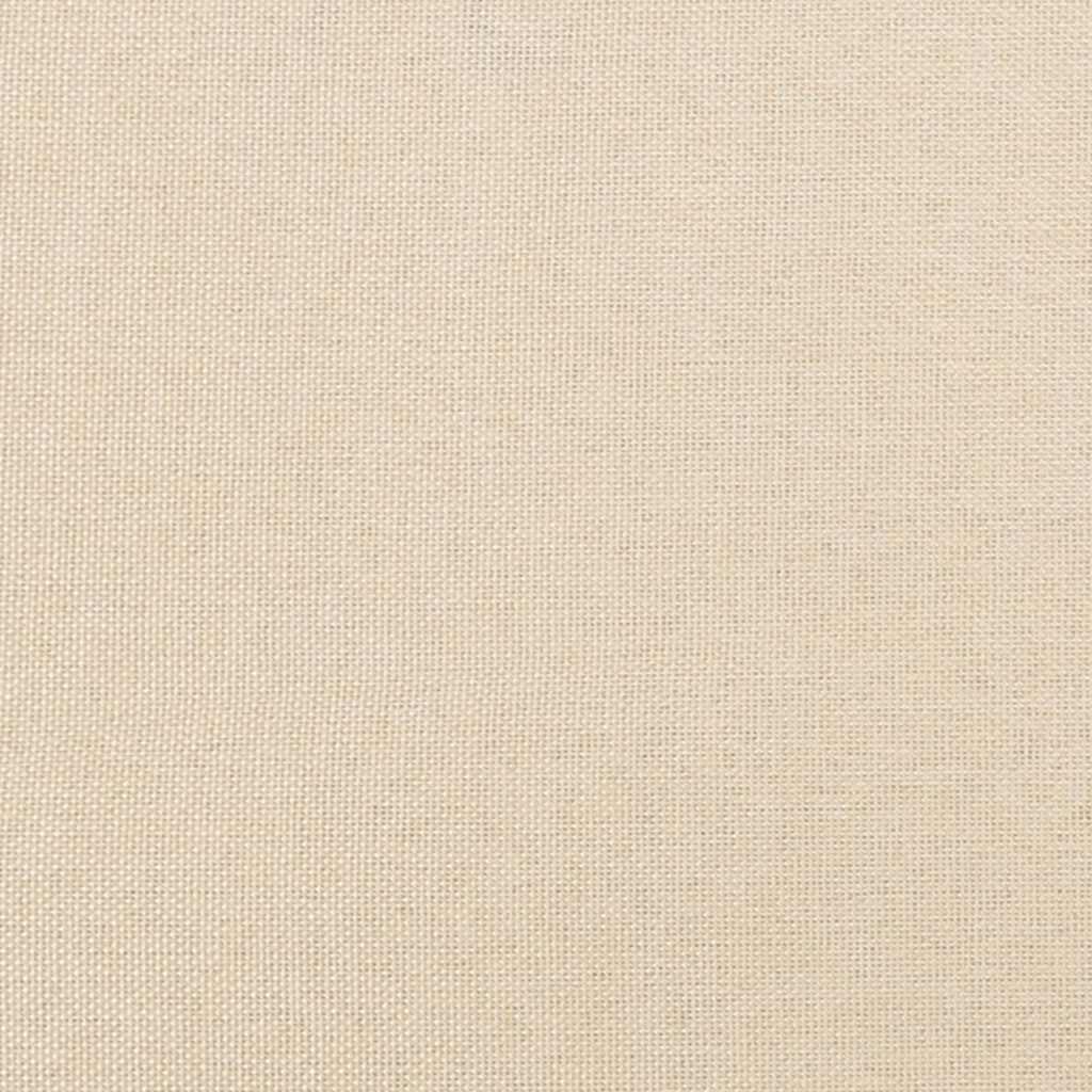 ágykeret matrac nélkül krém 90x190 cm szövet