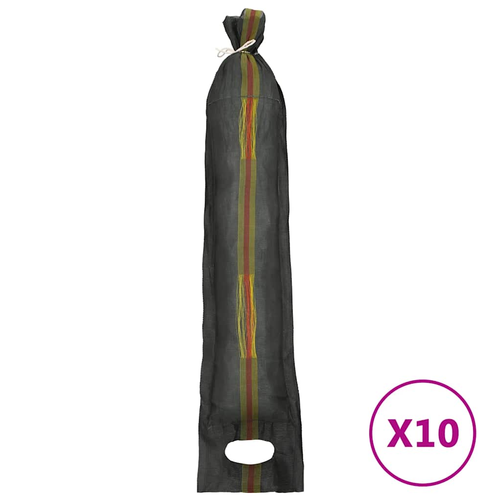 10 db sötétzöld HDPE homokzsákok 103 x 25 cm