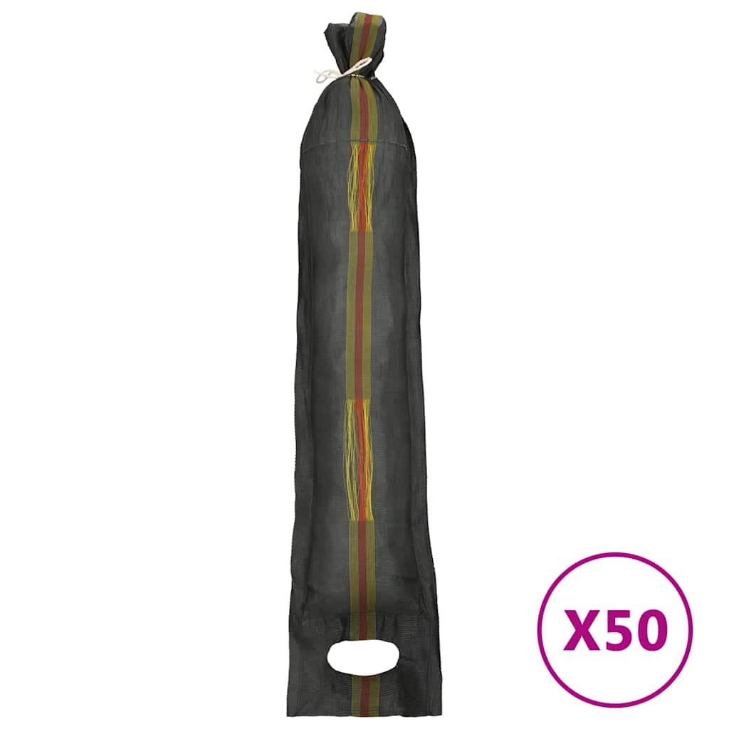 50 db sötétzöld HDPE homokzsák 103 x 25 cm