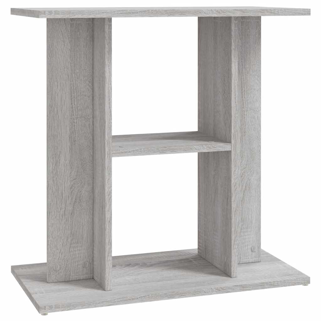 szürke sonoma akváriumállvány 60 x 30 x 60 cm rétegelt fából