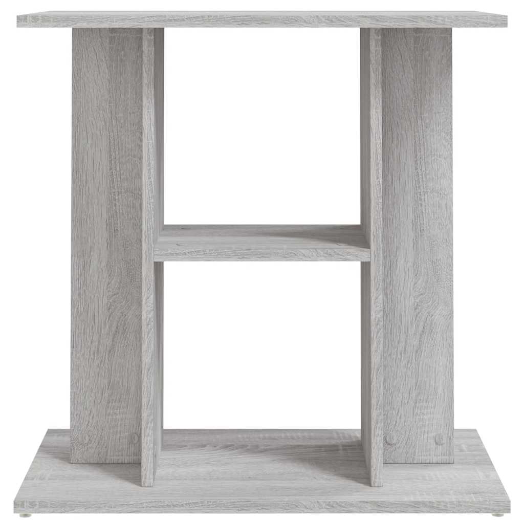 szürke sonoma akváriumállvány 60 x 30 x 60 cm rétegelt fából