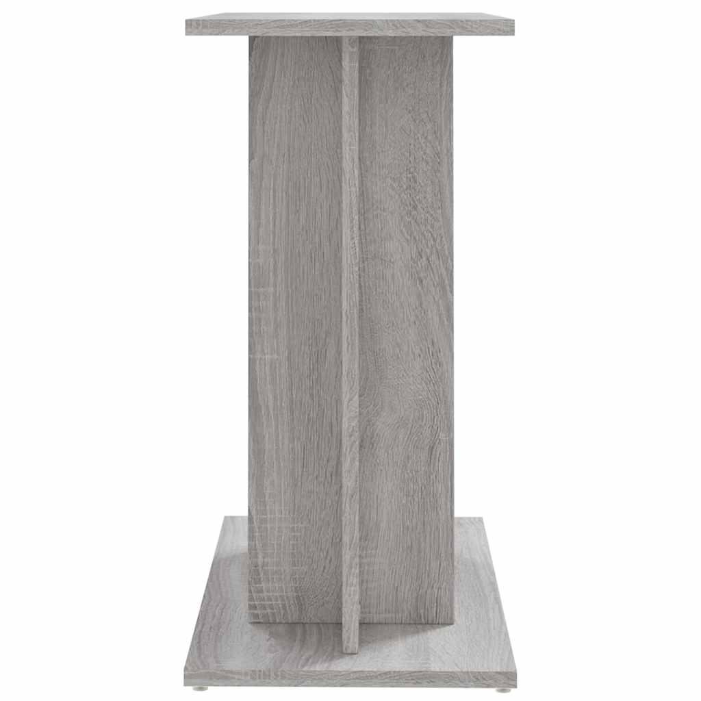szürke sonoma akváriumállvány 60 x 30 x 60 cm rétegelt fából