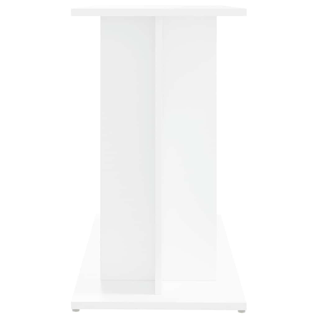 fehér szerelt fa akváriumi állvány 80x35x60 cm