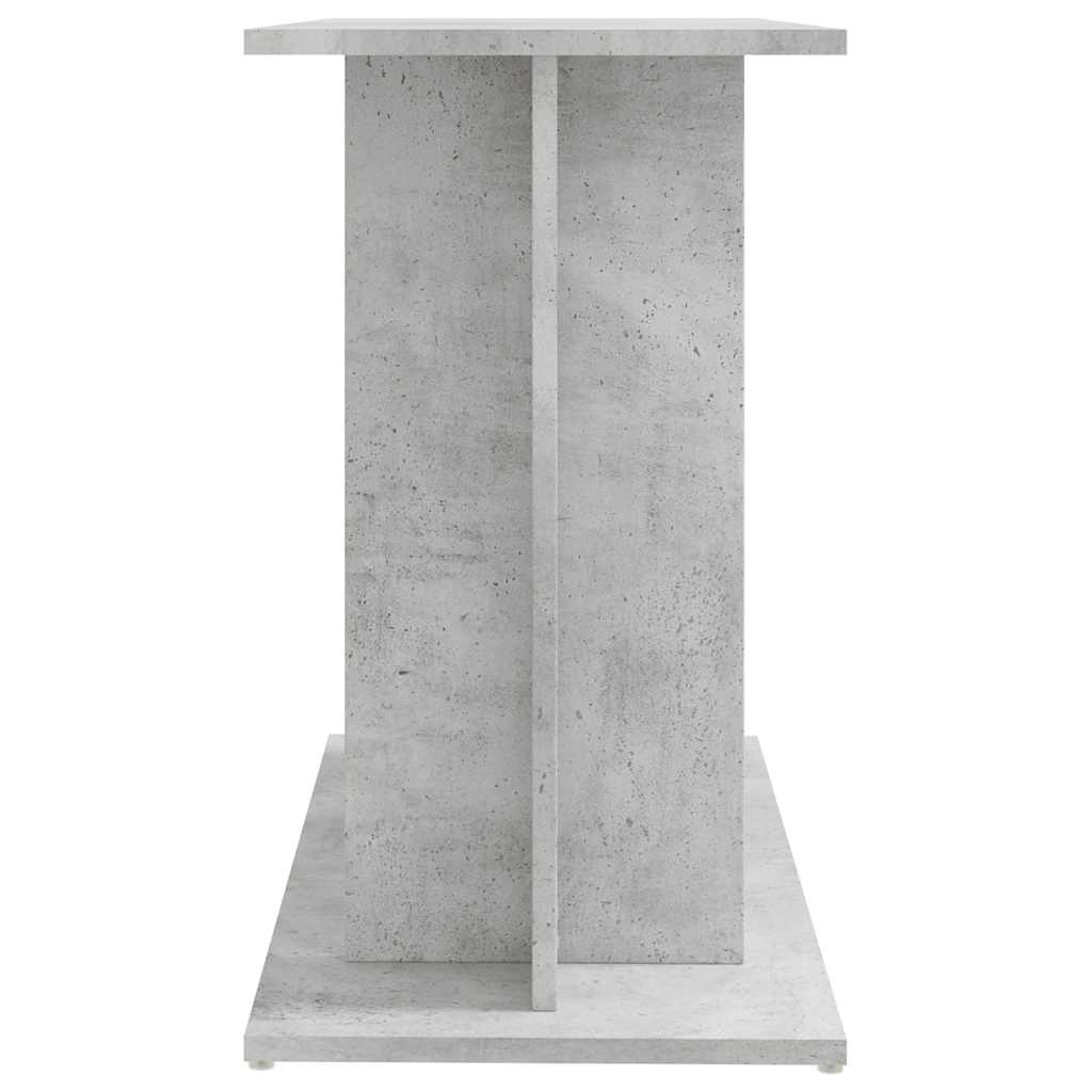 betonszürke akváriumállvány 80 x 35 x 60 cm rétegelt fából