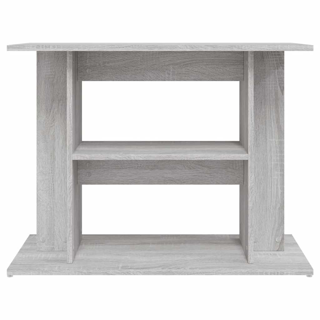 szürke sonoma akváriumállvány 80 x 35 x 60 cm rétegelt fából