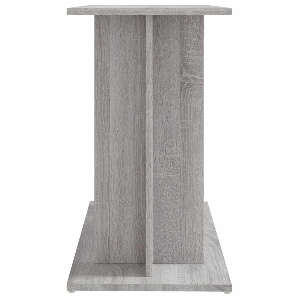 szürke sonoma akváriumállvány 80 x 35 x 60 cm rétegelt fából