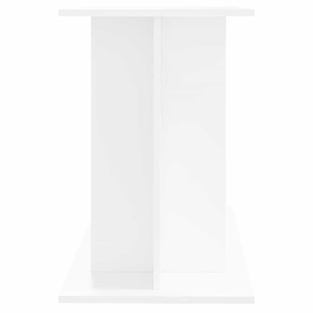fehér szerelt fa akváriumi állvány 100x40x60 cm