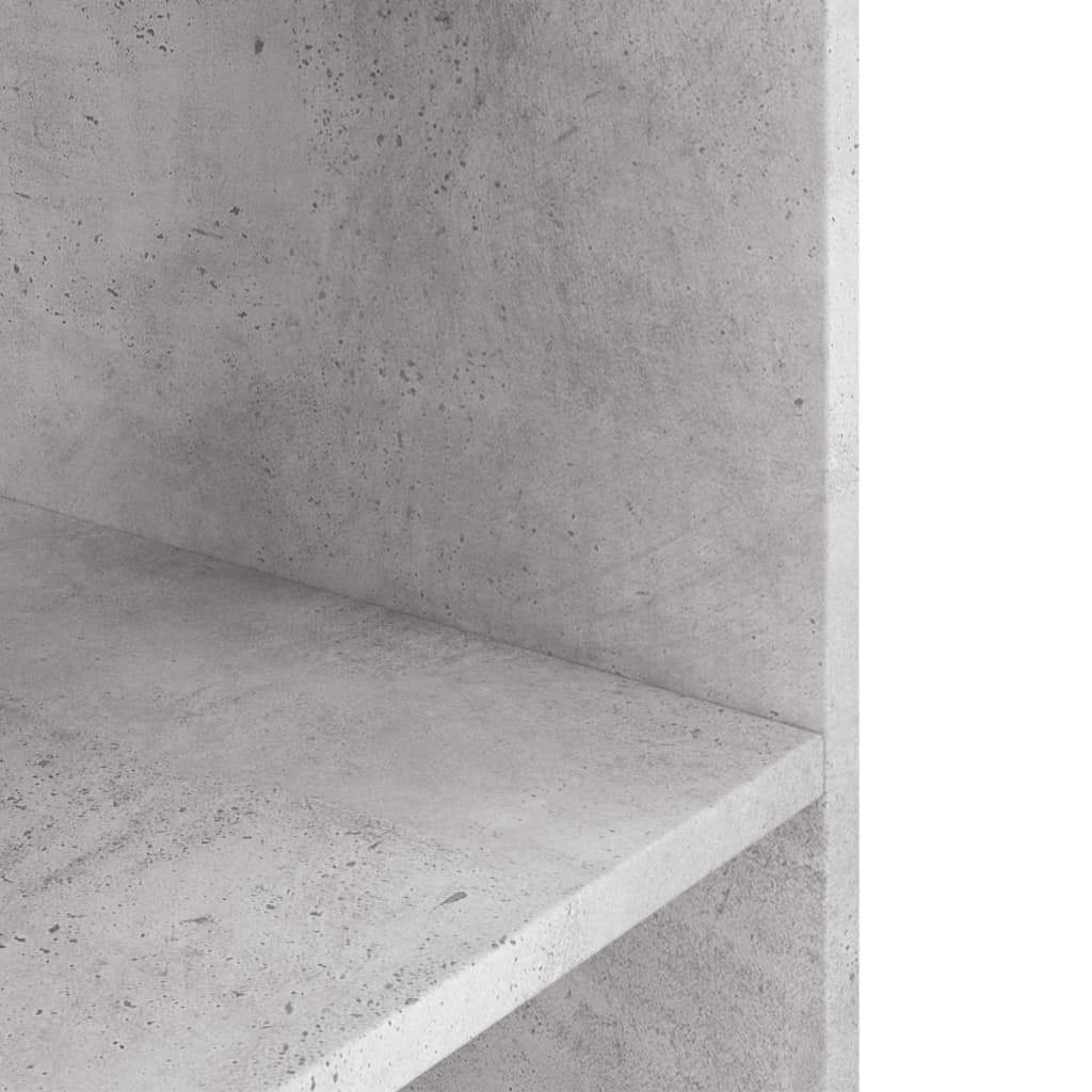 betonszürke akváriumállvány 100 x 40 x 60 cm rétegelt fából