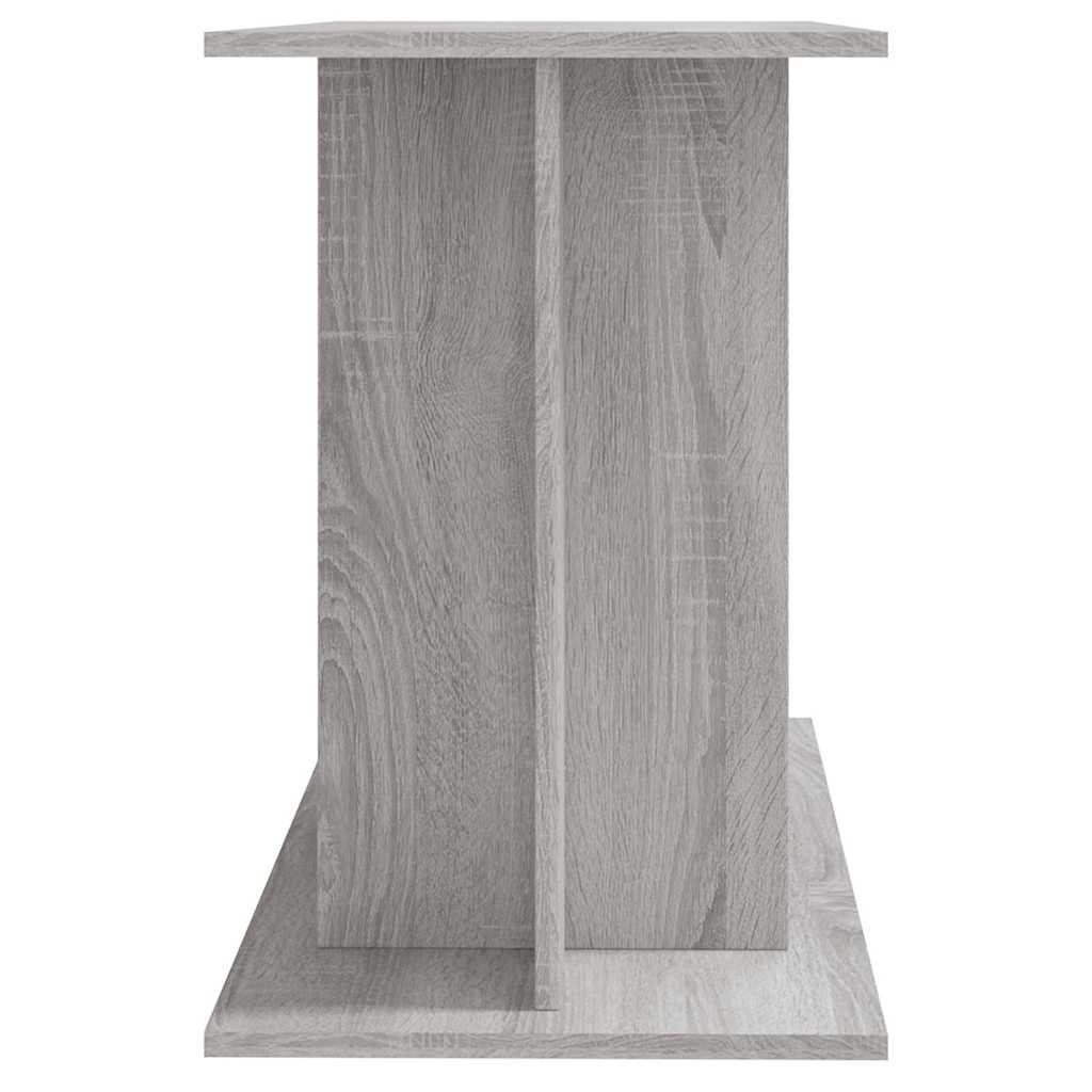 szürke sonoma szerelt fa akváriumi állvány 100x40x60 cm