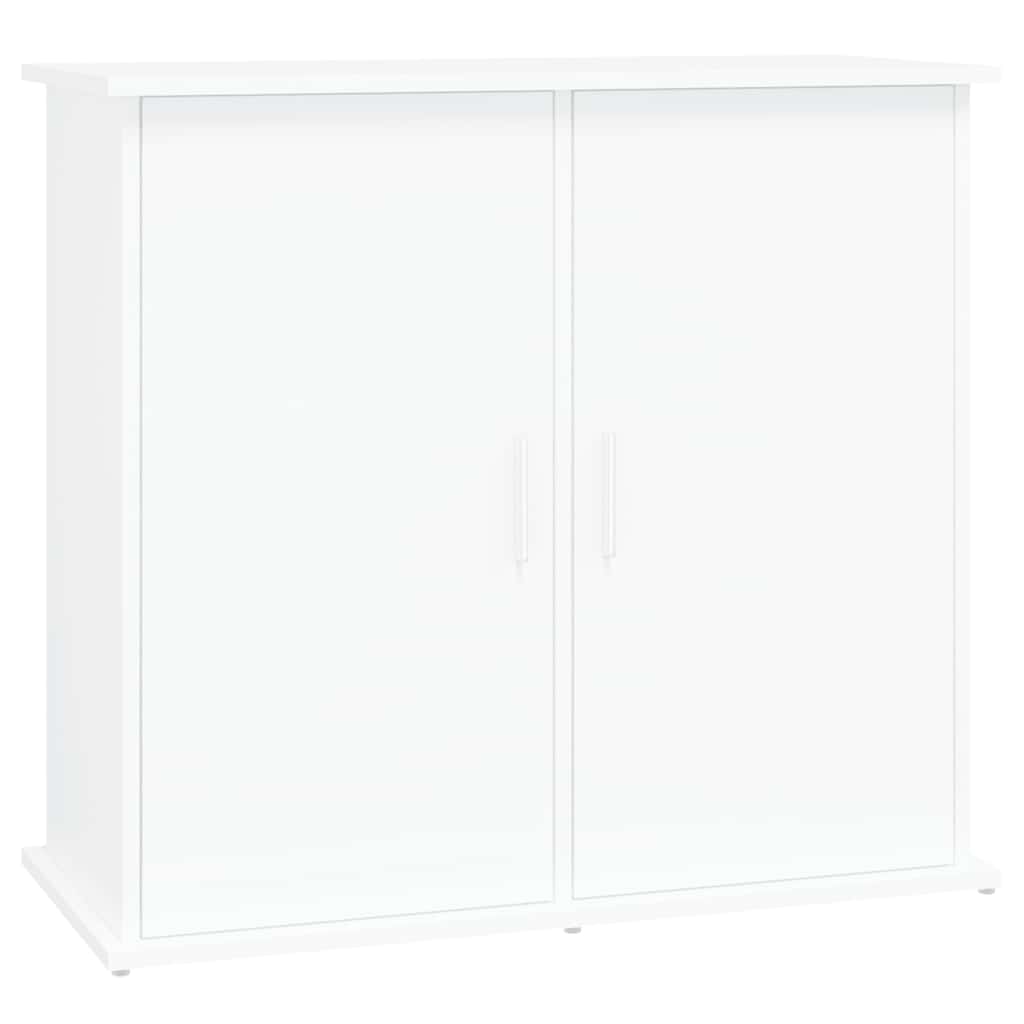 fehér szerelt fa akváriumi állvány 81x36x73 cm