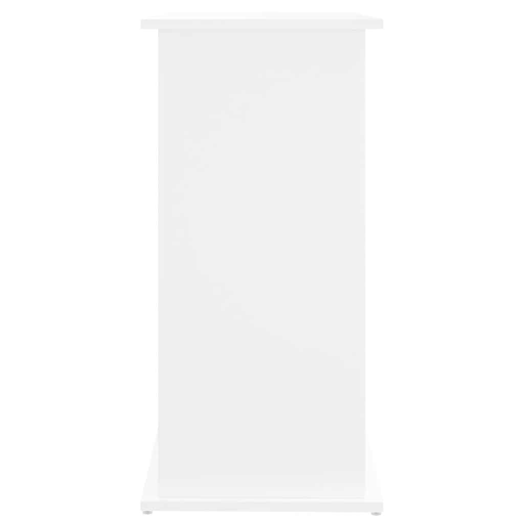 fehér szerelt fa akváriumi állvány 81x36x73 cm