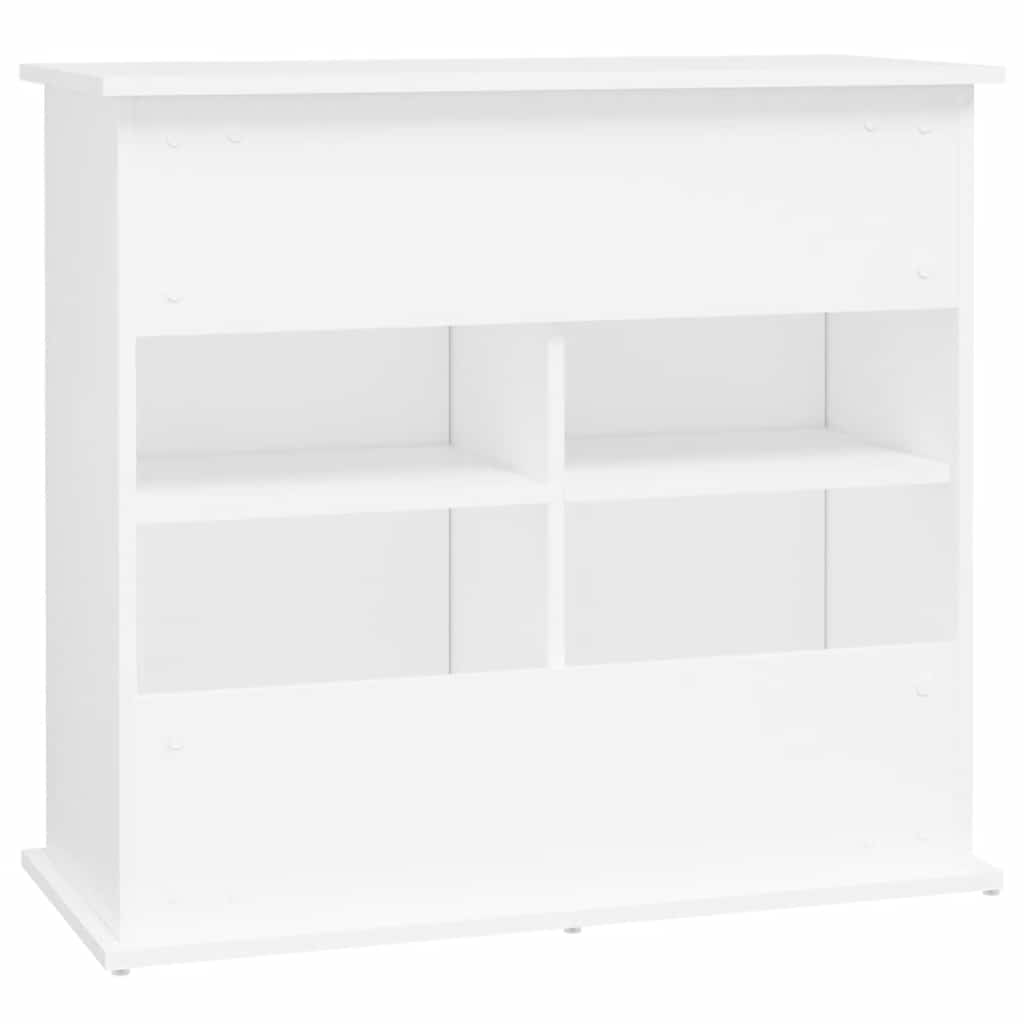 fehér szerelt fa akváriumi állvány 81x36x73 cm