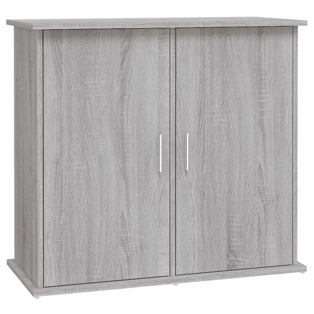 szürke sonoma szerelt fa akváriumi állvány 81x36x73 cm