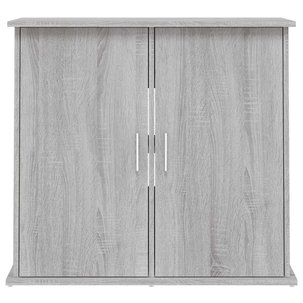 szürke sonoma szerelt fa akváriumi állvány 81x36x73 cm