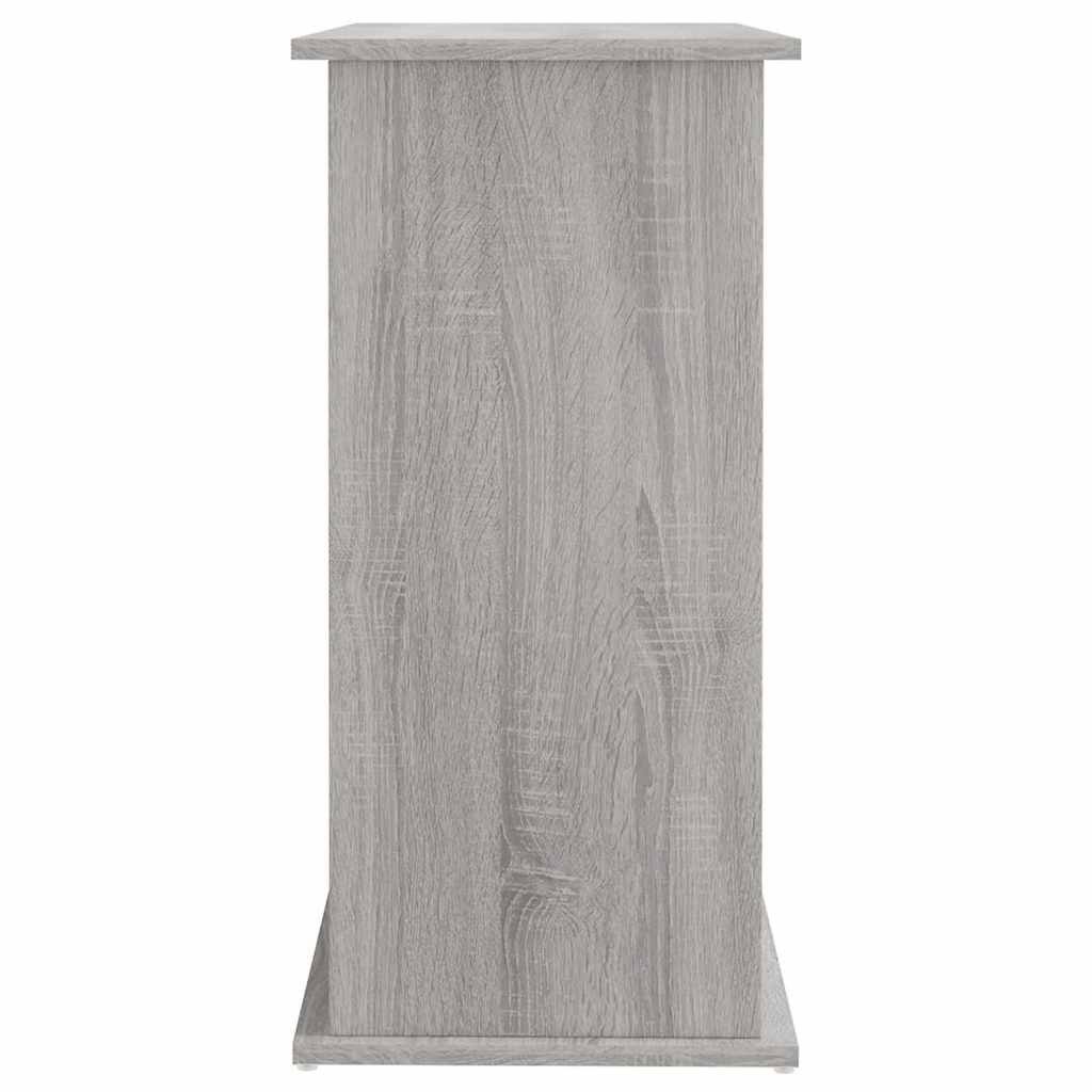 szürke sonoma szerelt fa akváriumi állvány 81x36x73 cm