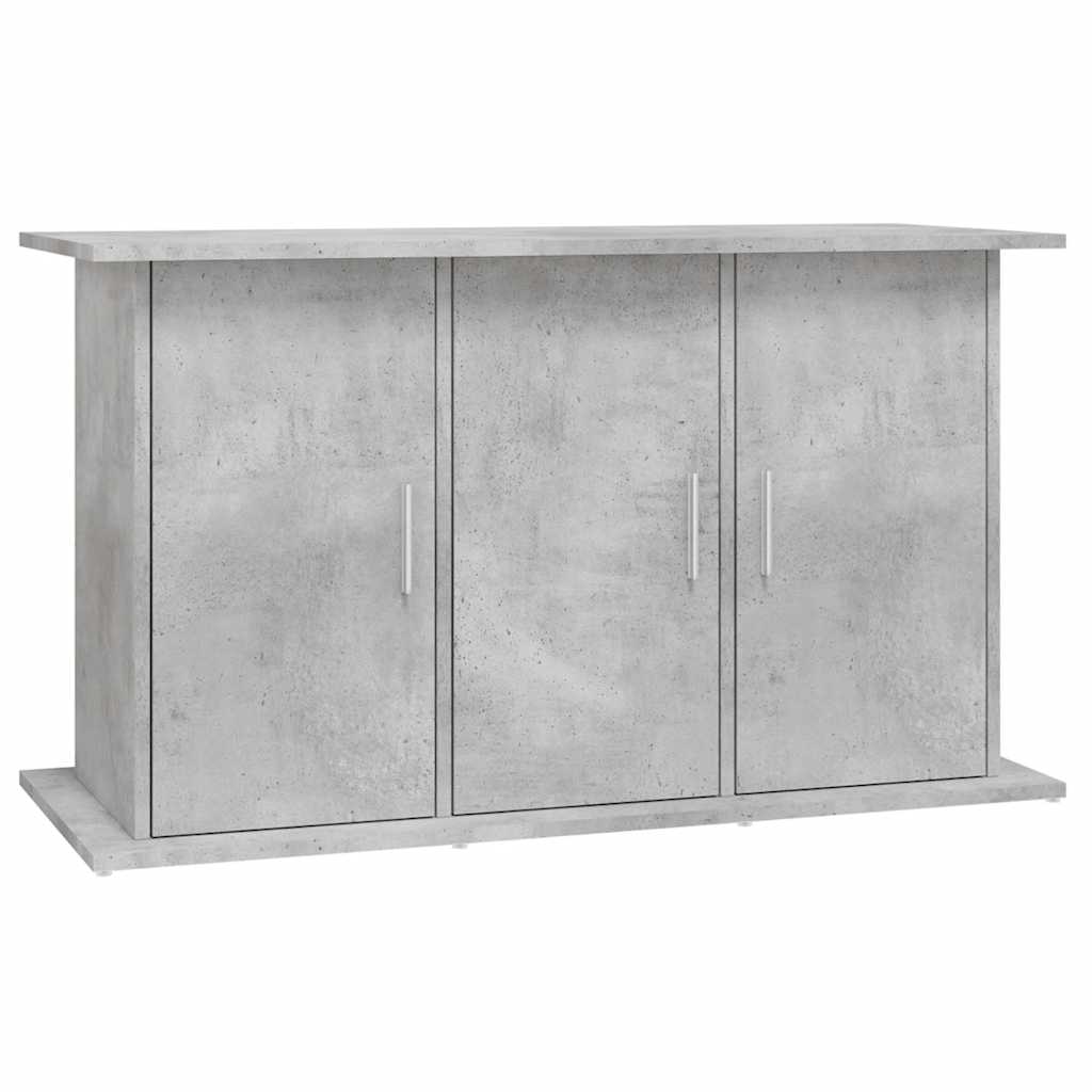 betonszürke akváriumállvány 101 x 41 x 58 cm rétegelt fából