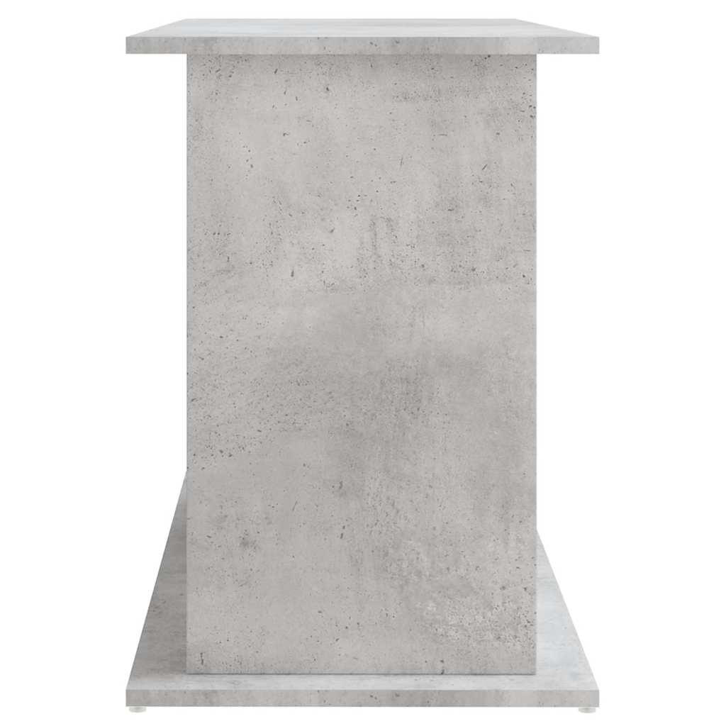 betonszürke akváriumállvány 101 x 41 x 58 cm rétegelt fából