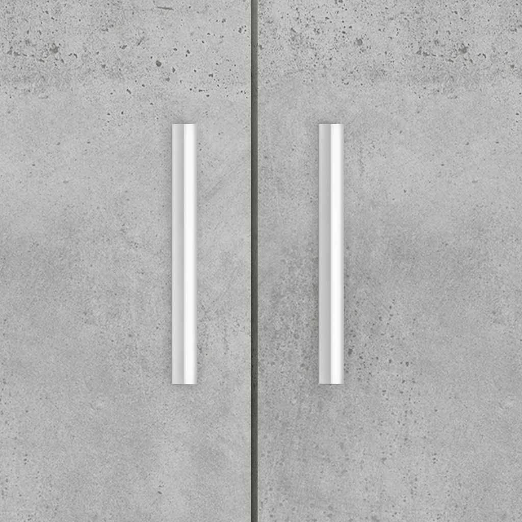 betonszürke akváriumállvány 101 x 41 x 58 cm rétegelt fából