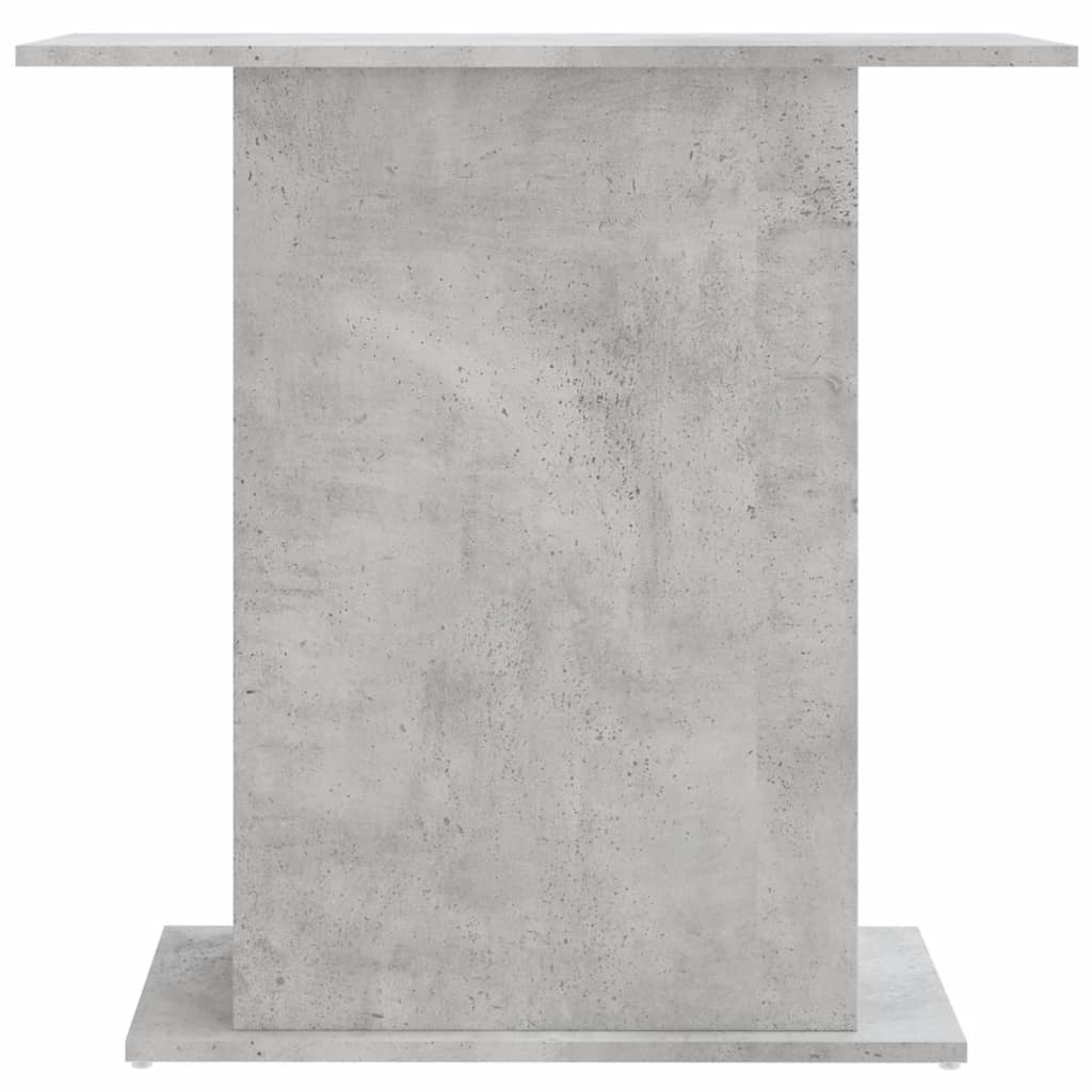 betonszürke szerelt fa akváriumi állvány 75x36x72,5 cm